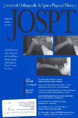 Journal of Orthopaedic and Sports Physical Therapy